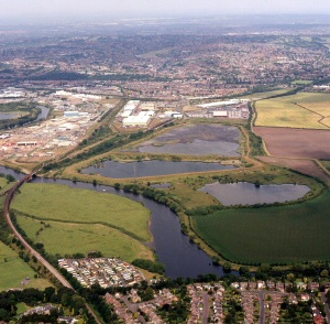 Aerial View from the east - 2001