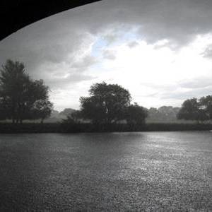 Under the bridge - sheltering from the rainstorm